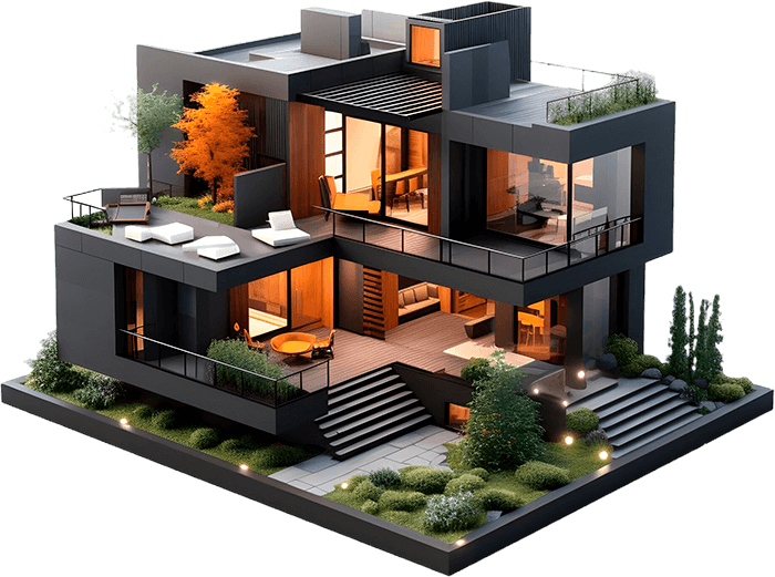 Modern architecture concept